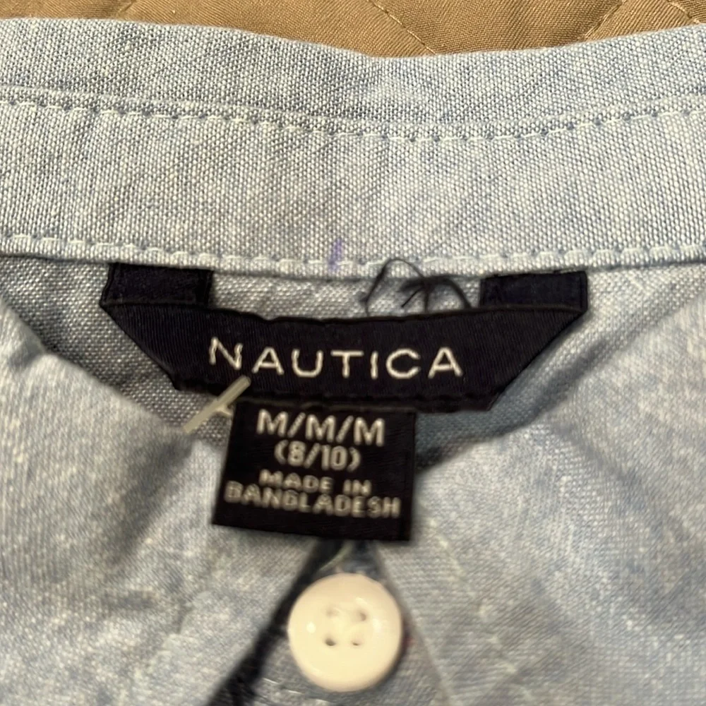 Nautica Girl's Chambray Shirt Dress/NWT/Medium